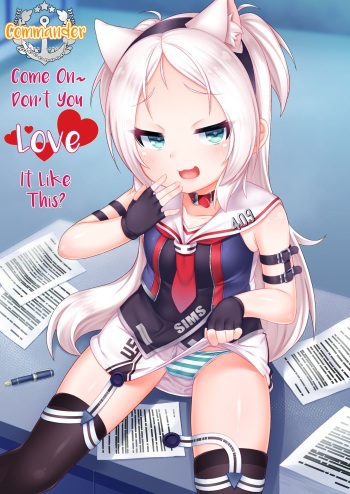 (C96) [Gensou Mikan (Kirimia)] Shikikan-saa~ Kouiu no Suki desho? | Commander, Come On~ Don't You Love It Like This? (Azur Lane) [English] [Pure Heart] cover