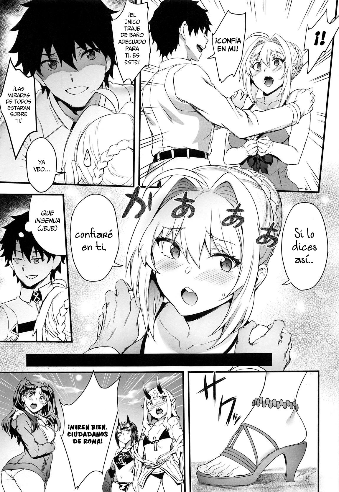 Koutei no Atarashii Mizugi | El nuevo traje de baño de la emperadora page 4 full