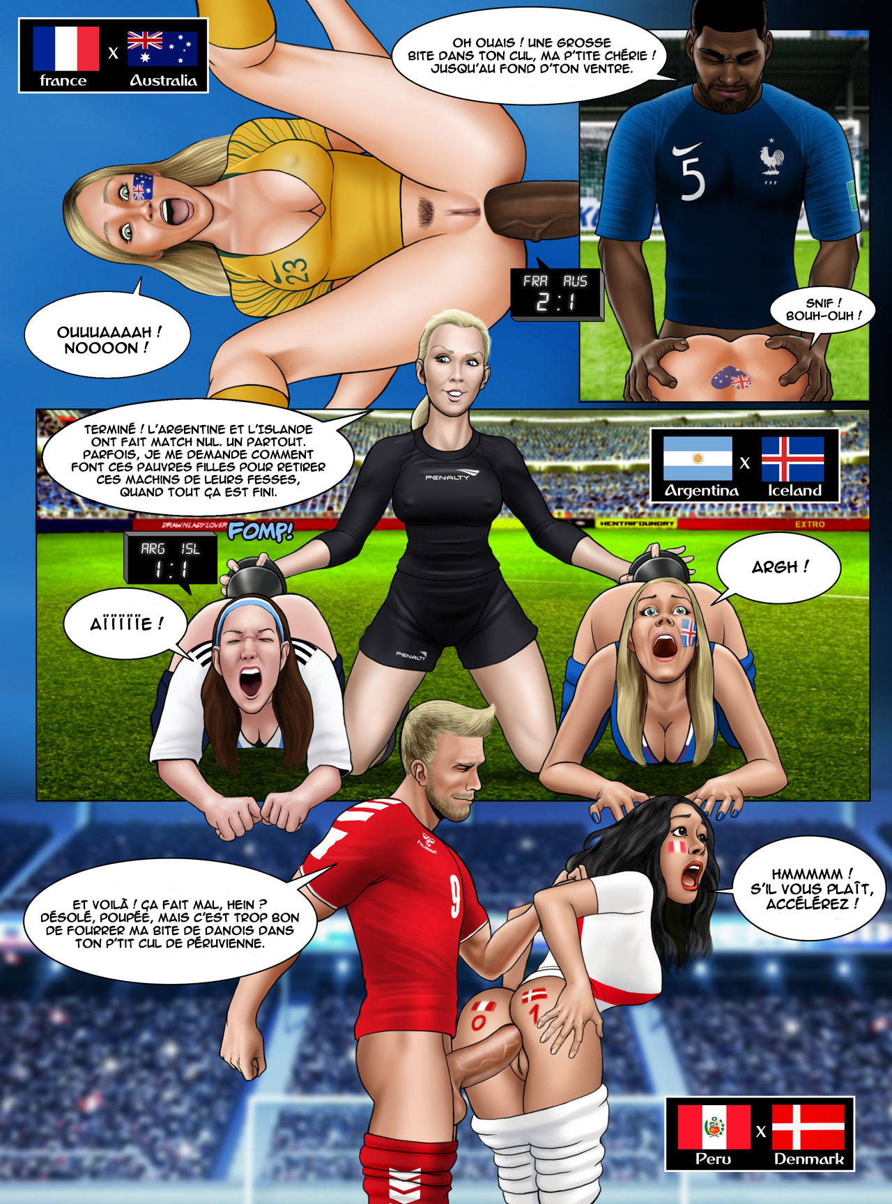 FIFA World Cup Russia 2018 - Soccer Hentai - Women's World Cup France 2019 page 3 full