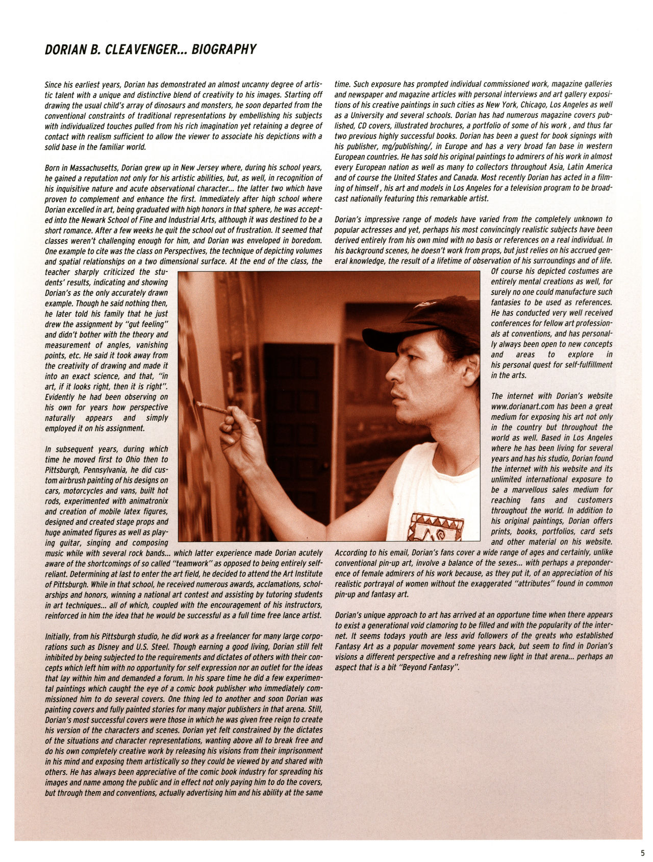 Art Fantastix #15 - The Latest Works & Visions of Dorian Cleavenger page 7 full
