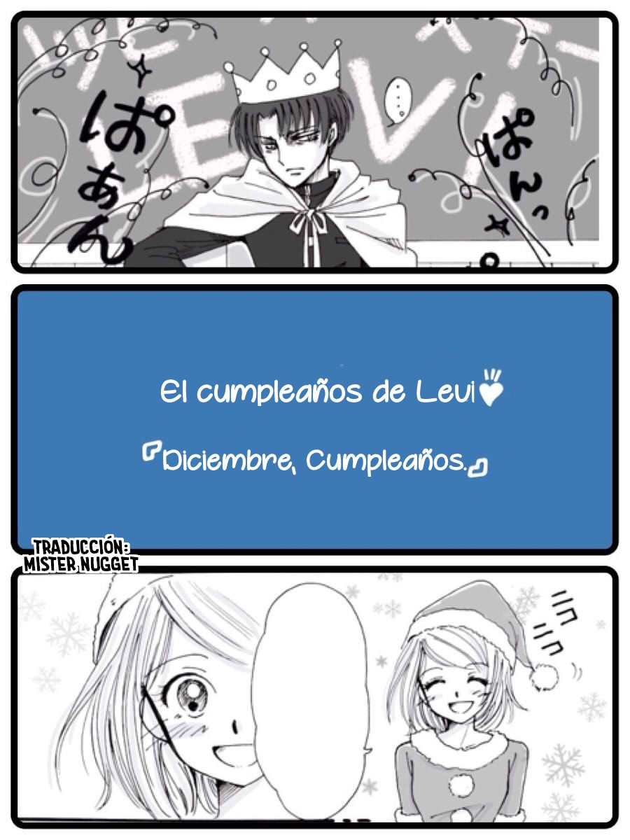 Cumpleaños de Levi - 『Diciembre, cumpleaños ♪』 page 1 full