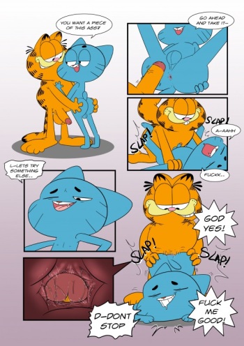Garfield & Gumball cover