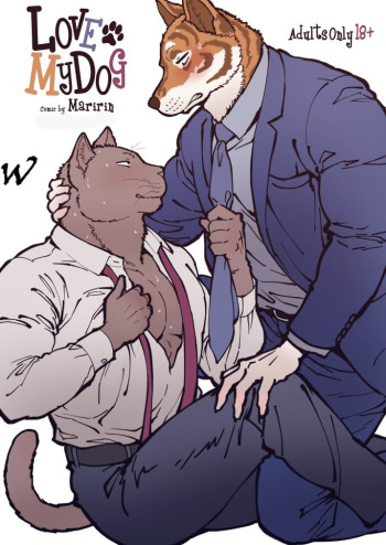 (Kemoket 7) [Kori Rouan (Maririn)] Chicken Heart Salaryman | Love My Dog [Spanish] cover