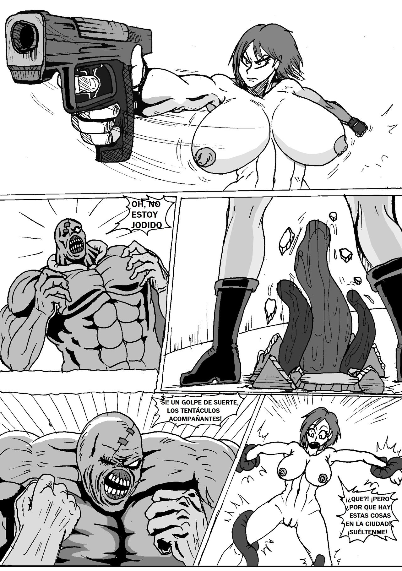 Jill Valentine vs Nemesis page 3 full