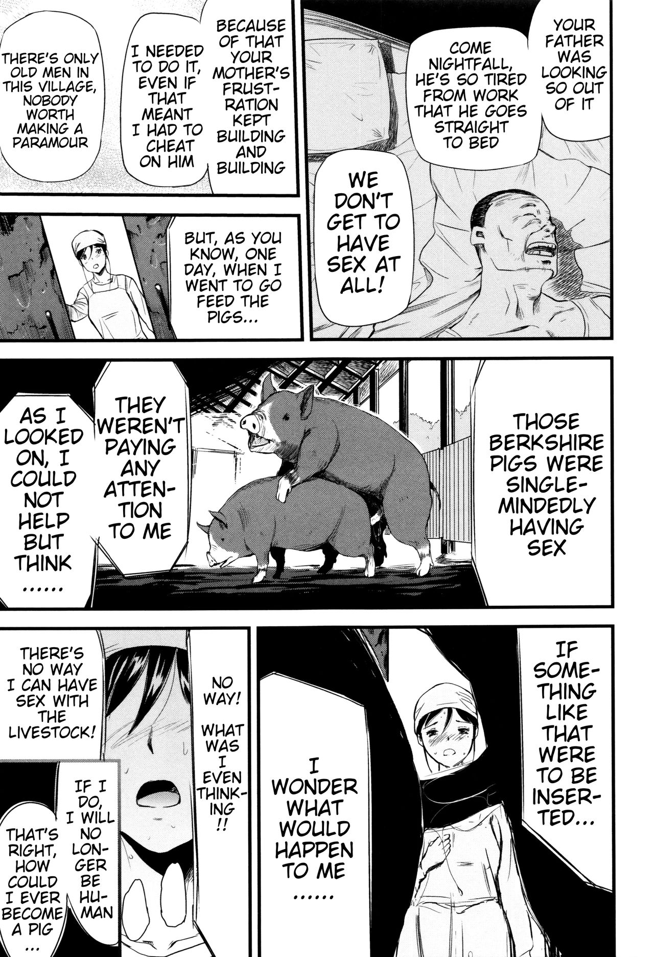 Oyako Tonsha | Mother/Daughter Pigsty page 11 full