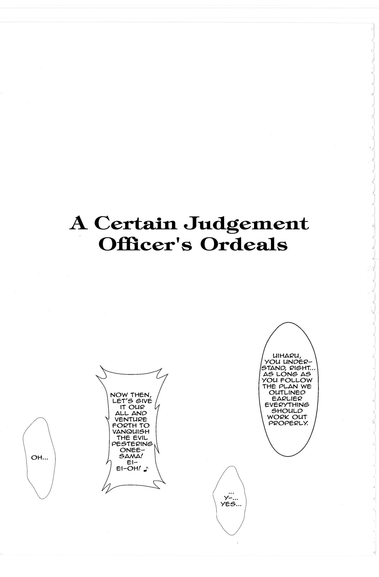 Toaru Junan no Judgment | A Certain Judgement Officer's Ordeals page 2 full