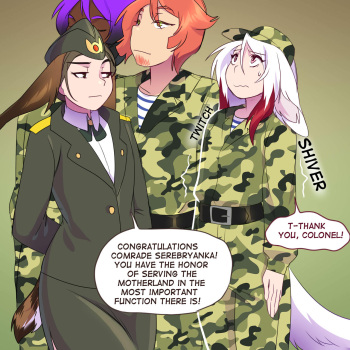[Matemi] Silver Joins the Russian Army! (with text and without text) cover