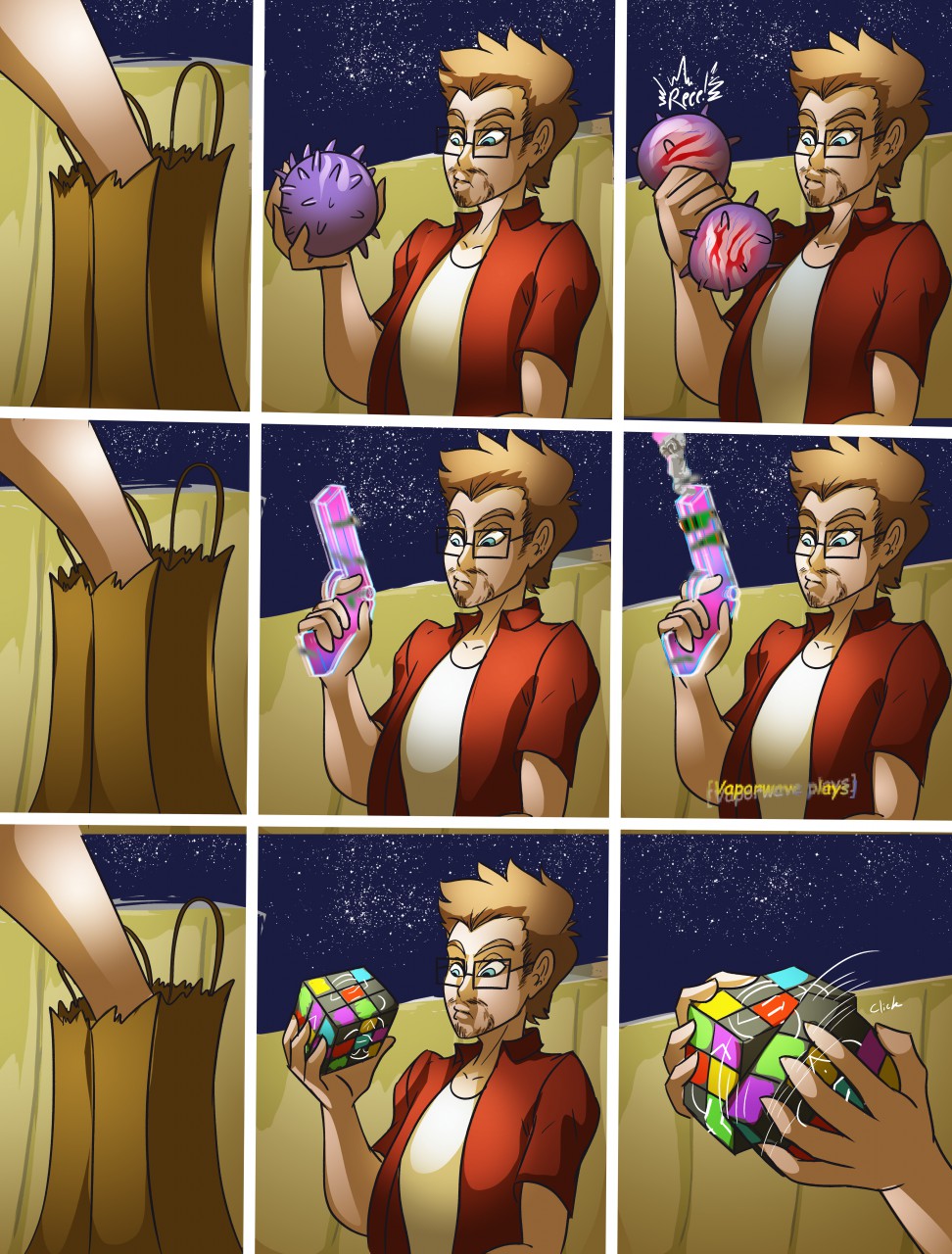 Tenkoman Comic: Long Train Running page 2 full