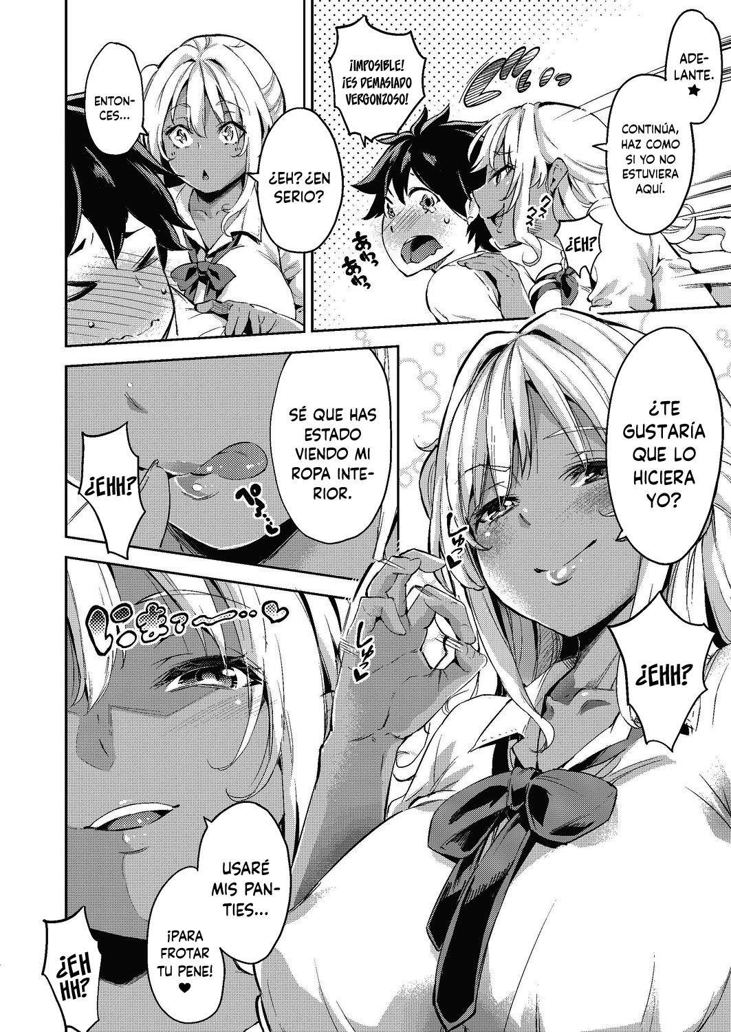 Doutei Ochinchin ni Katenakatta Kuro Gal | La Gal que no pudo vencer a un pene virgen page 6 full