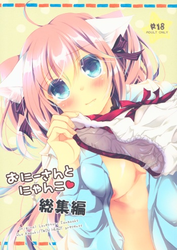 (COMIC1☆13) [TWIN HEART (Kaduki Ryo)] Onii-san to Nyanko Soushuuhen cover
