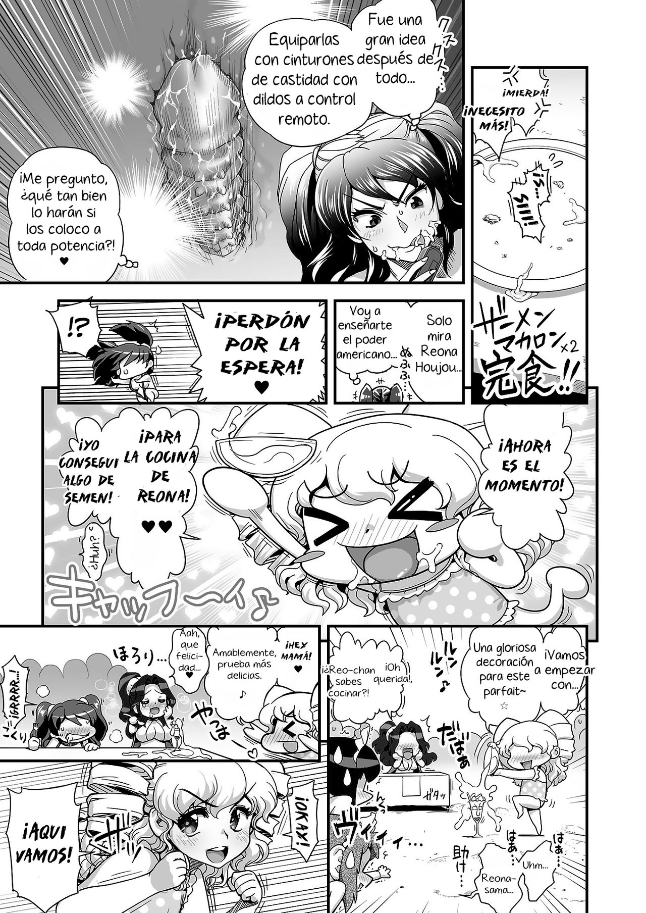 Energy Kyo-ka!! ~Bakunyuu JK. Gachi Zeme Hatsujou Chuu!~ Omata de Nukarete Okuchi de Gokugoku Yuujou to Fukujuu no Semen Gourmet Match! page 11 full