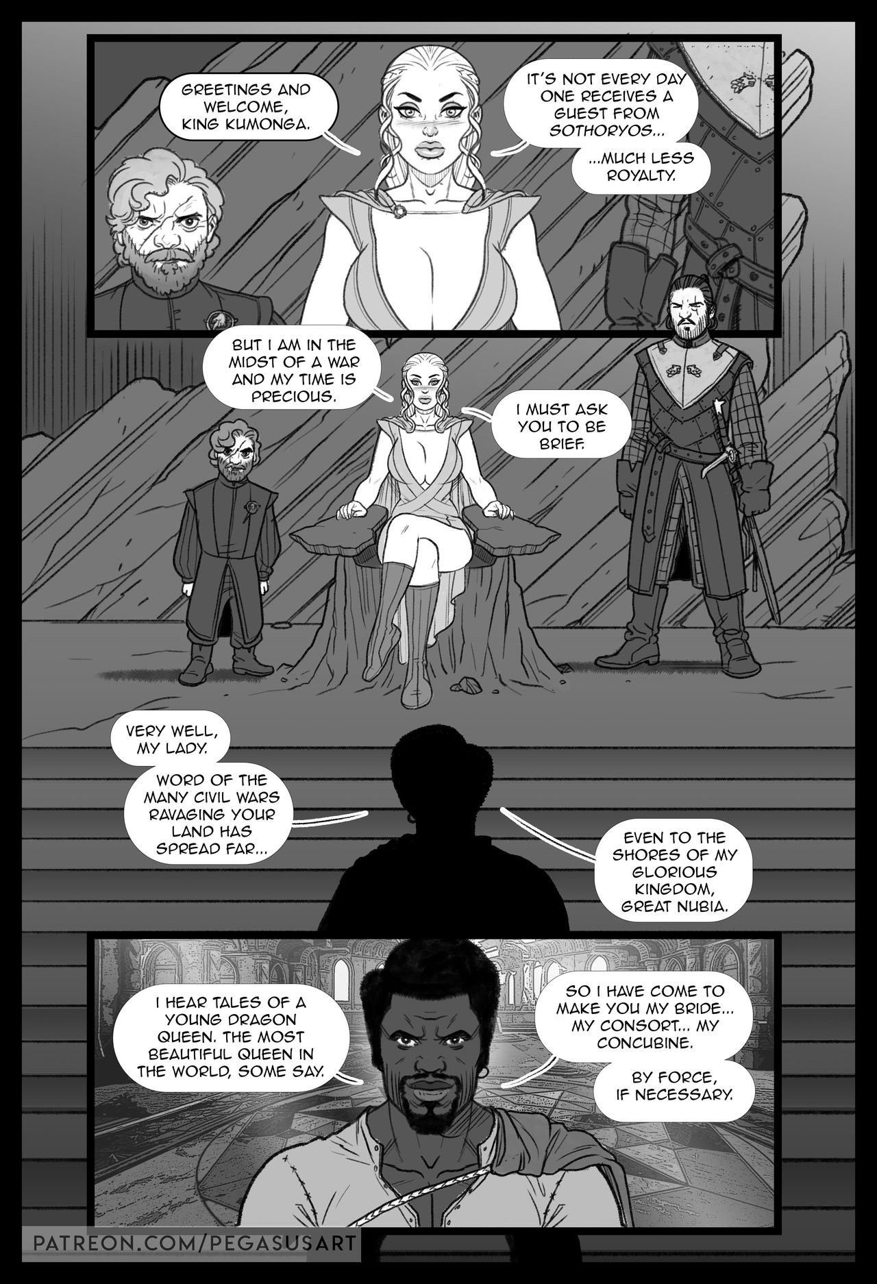 Game of Thrones: BLACKED #1 - Daenerys Dominated page 2 full