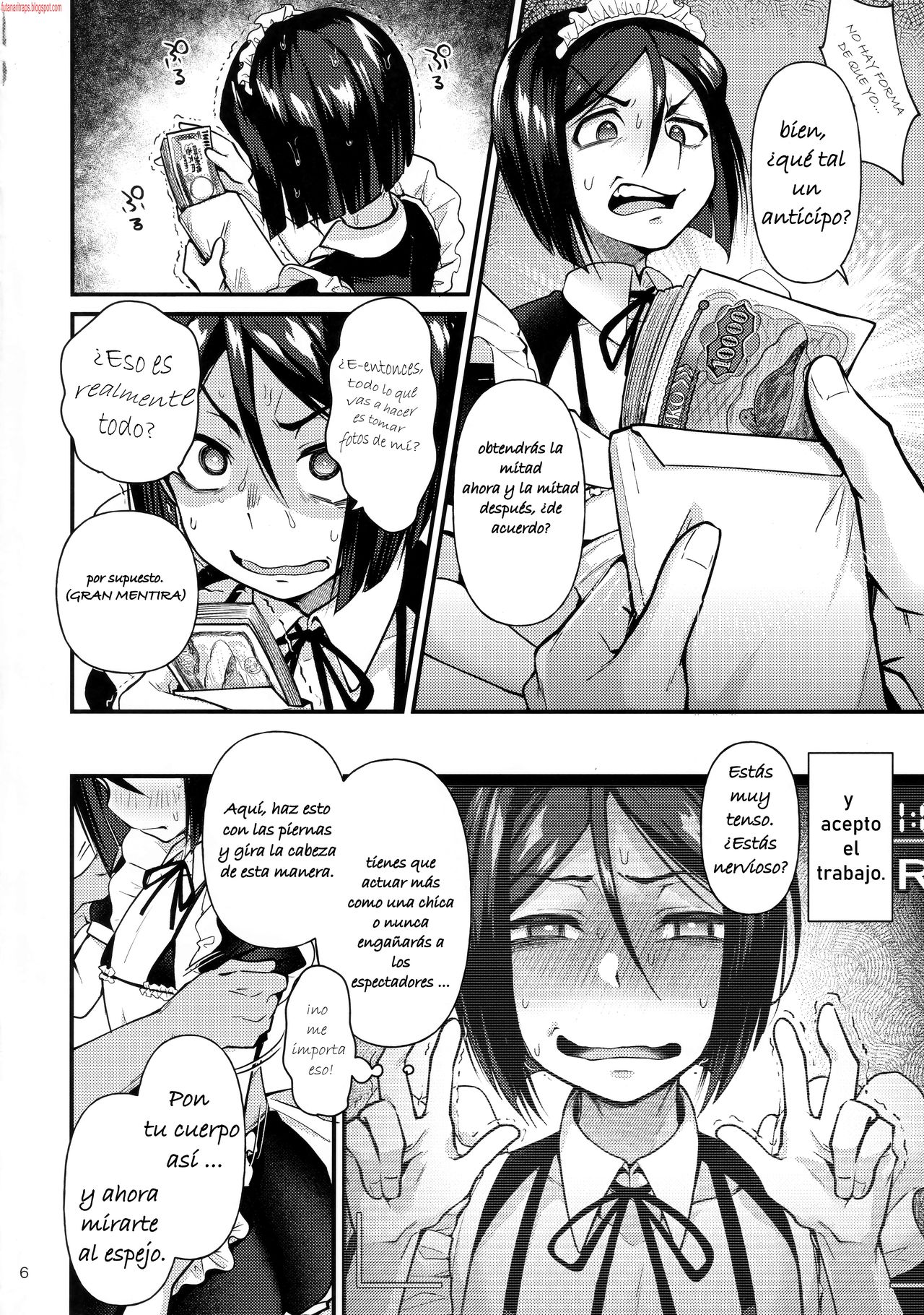 Nonke Nano ni Josou Maid de AV Debut | Even Though He's Straight, He's Making His Porn Debut As A Crossdressing Maid page 4 full