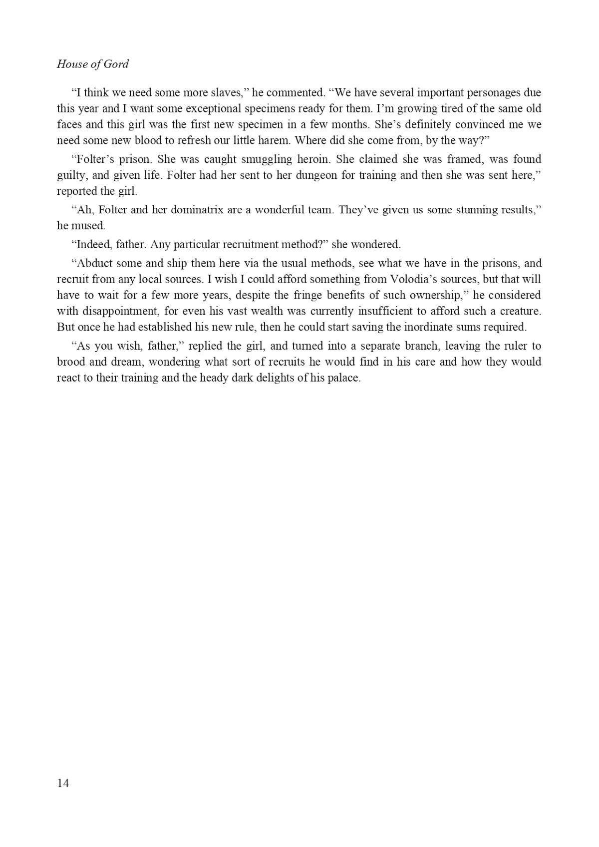 House of Gord BD-031 - Condemned to Slavery  English| page 12 full