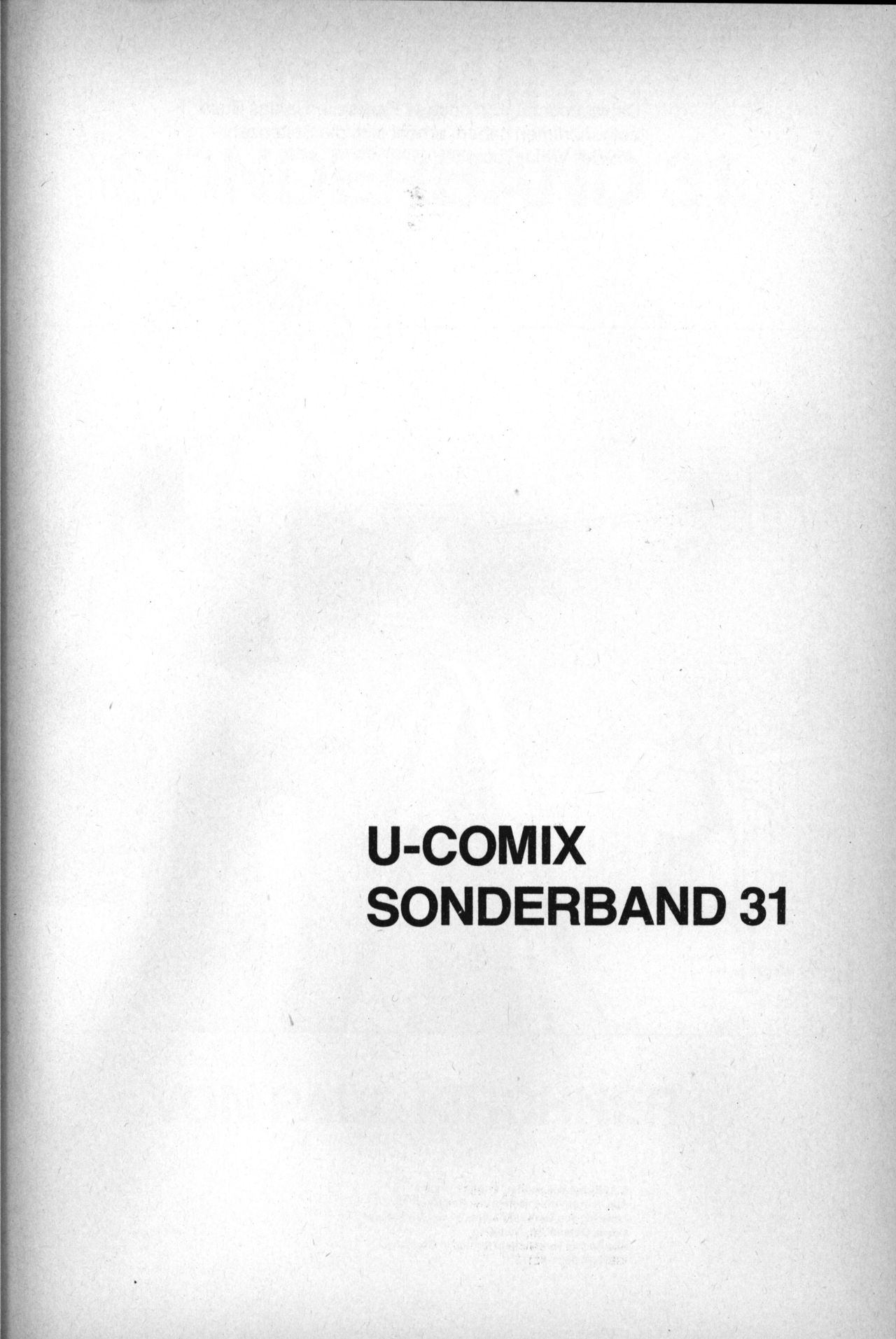 U-Comix Sonderband #31 : Paul Kirchner page 2 full