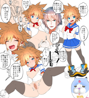 [4-Nichi-me nishi-ra 01 a] [45-Mai] KH Sora TS matome  (kingdom hearts] cover